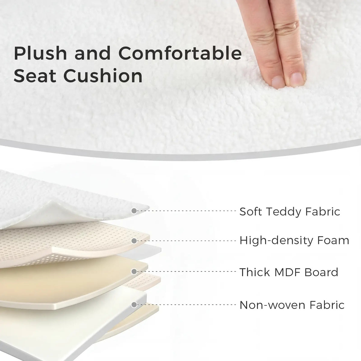 Folding Storage Ottoman Bench, Oval Round Ottoman End of Bed Foot Rest Bench Stool with Cushion, Storage Chest for Bedroom, Living Room, Entryway, Foldable Stool